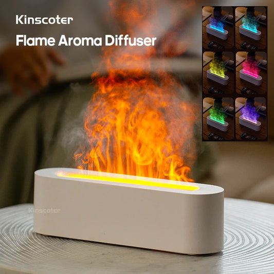 Essential Oil Aroma Flame Diffuser